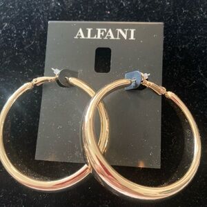 Alfani Hoop Earrings Women Click Backing Women Jewelry, New